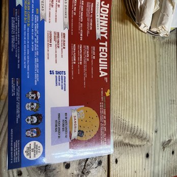 Johnny Tequila's - drinks menu - Mexican Near Me - Roselle, New Jersey Johnny Tequila's - drinks menu - Mexican Near Me - Roselle, New Jersey