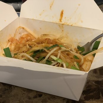 Moo Dang - This was the order and no hadn't ate any of it. Shrimp Pad Thai - Thai Near Me - Reno, Nevada