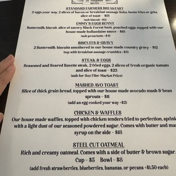 The Standard on Vaughan - Brunch Menu - Cocktail Bars Near Me - Bertram, Texas