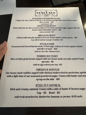 Menu photo 2 The Standard on Vaughan Bertram, TX
