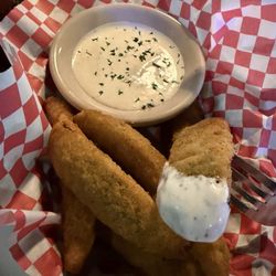 Rod's Pizza Cellar - Fried pickles