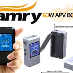 Ultimate Vapor Source - World Exclusive! First In NYC With The Kamry 60W APV Box Mod