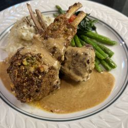 Madison Cafe and Grill - Pistachio crusted lamb chops
