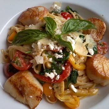 Chart House - Scallop Pasta (very good) - Seafood Near Me - Monterey, California