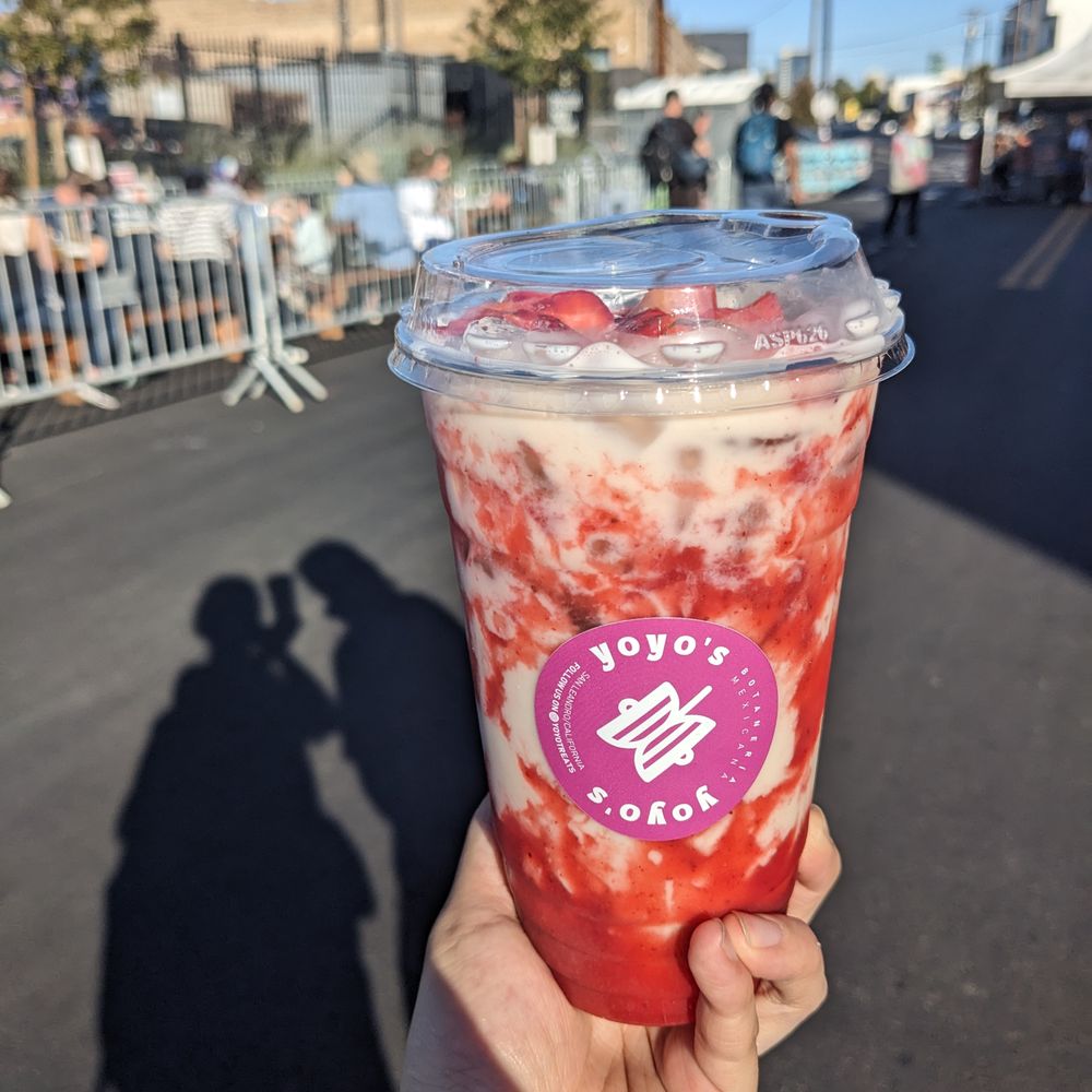Strawberry horchata Strawberry horchata