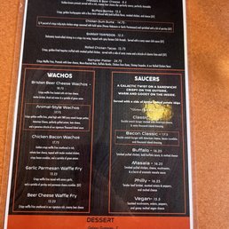 Food menu