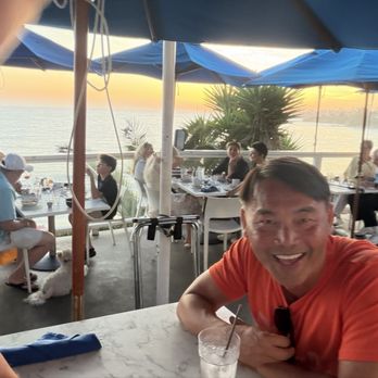 The Cliff Restaurant - Yucca plant blocks the sunset view - American Near Me - Laguna Beach, California The Cliff Restaurant - Yucca plant blocks the sunset view - American Near Me - Laguna Beach, California