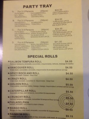 Menu photo 8 Guildford Sushi House Surrey, BC