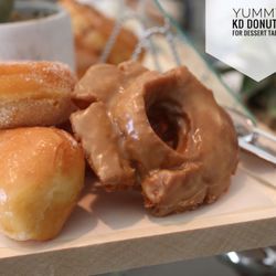 K D's Donuts - Fluffy donuts perfect for a dessert table