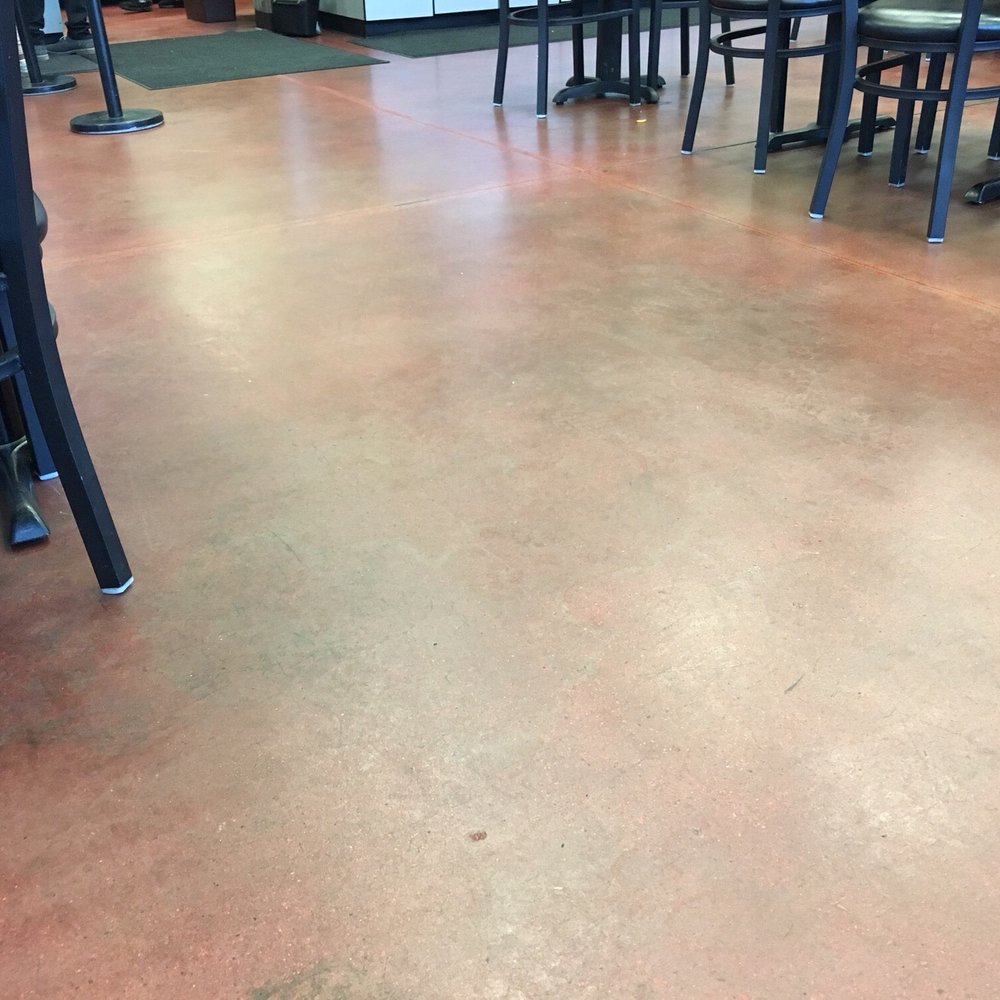 Tonyburgers - Holladay - 2018 - A thick layer of grease now coats the previously red dining room floor--be careful, it is slippery. - Burgers Near Me - Holladay, Utah Tonyburgers - Holladay - 2018 - A thick layer of grease now coats the previously red dining room floor--be careful, it is slippery. - Burgers Near Me - Holladay, Utah