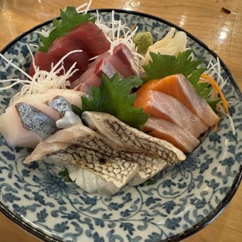 Nami Kaze - Sashimi selection- delicious and fresh but the least interesting of what we ordered - Japanese Near Me - Honolulu, Hawaii