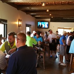 Golf and Grow - Golf and Grow members enjoying happy hour after the tournament. We always buy the first beer.