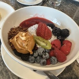 Chia seed pudding bowl