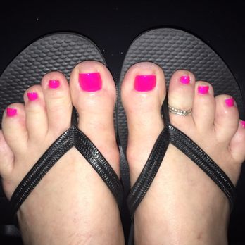 Do My Nails - My favorite color! Wish I would've had time for a white flower like I had wanted. - Nail Salons Near Me - Sun City, Arizona