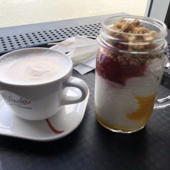 Centrum Nauki Kopernik - Cafe - Latte and Yogurt Granola - Museums Near Me - Warsaw, MZ