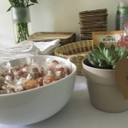 Ambrosia Candy Company - Simply baby shower favor, we added the lollipop as a sweet treat! Yummy!