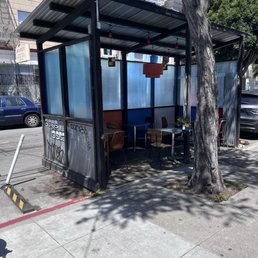 Outside seating Outside seating