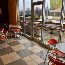 United Dairy Farmers - Indoor and outdoor seating area. XP