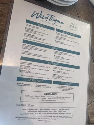 Menu photo 3 Wild Thyme Oceanside Eatery Fort Lauderdale, FL Menu photo 3 Wild Thyme Oceanside Eatery Fort Lauderdale, FL
