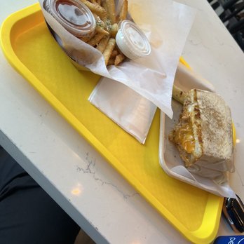 Grater Grilled Cheese - Lobster Grilled Cheese Side Pommes Frites - American Near Me - Irvine, California