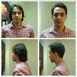 Candice - Men's cut before and after