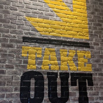 Buffalo Wild Wings - a brick wall with a sign that says take out - American Near Me - Sterling Heights, Michigan