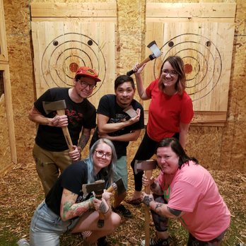 St. Hubert's Hatchet House - We went as a staff retreat! - Axe Throwing Near Me - Tucson, Arizona St. Hubert's Hatchet House - We went as a staff retreat! - Axe Throwing Near Me - Tucson, Arizona