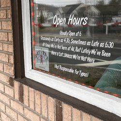 Scotty's Breakfast - Love the sign in the front window!