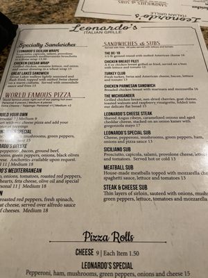 Menu photo 6 Leonardo's Italian Grille Romulus, MI Menu photo 6 Leonardo's Italian Grille Romulus, MI