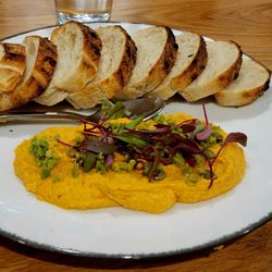 Westbound & Down Mill - Roasted carrot hummus, pretty color but couldn't taste any hint of carrot, the bread was perfect though!