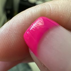 Nails Galleria - & no smooth edges. All edges had this unfinished coat on the tips. It made my nails look so wrinkled at the end.