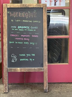 Menu photo 2 Mendocino Cookie Co Fort Bragg, CA