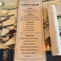 HH menu Sept 2025 HH menu Sept 2025