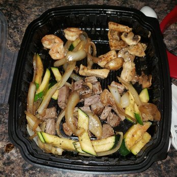 Benihana - Take-out: Rocky's Choice before eating anything.  Portion is scarce with little protein and tasteless. - Teppanyaki Near Me - Arcadia, California