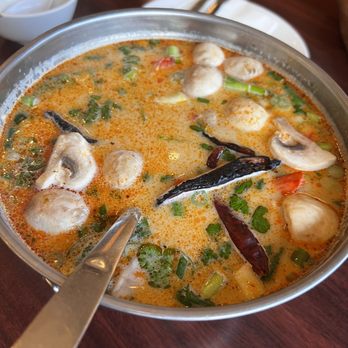 Long Beach Thai Restaurant - Tom Kha Coconut Milk Soup - Thai Near Me - Long Beach, California