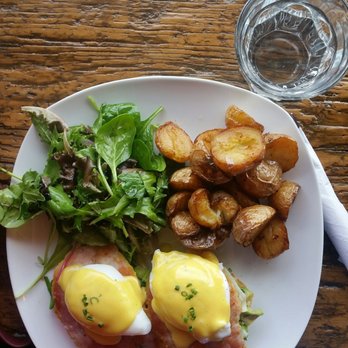 Alchemy Coffee - Eggs benny with peameal bacon, spinach, avocado and cheddar. - Coffee & Tea Near Me - Markham, Ontario Alchemy Coffee - Eggs benny with peameal bacon, spinach, avocado and cheddar. - Coffee & Tea Near Me - Markham, Ontario