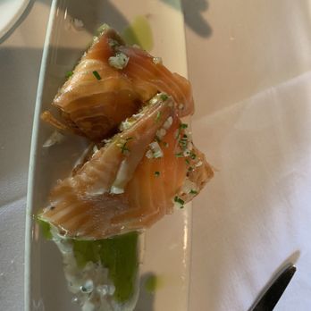 Canoe - House Smoked Salmon from appetizers selection - New American Near Me - Atlanta, Georgia Canoe - House Smoked Salmon from appetizers selection - New American Near Me - Atlanta, Georgia