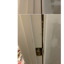 CCM Plumbing & Remodeling - Poor workmanship on door frame