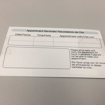 PIP Marketing, Signs, Print - Appointment Card Back Cover - Printing Services Near Me - Downey, California