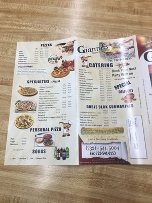 Menu photo 1 Gianni's Pizzeria Carteret, NJ
