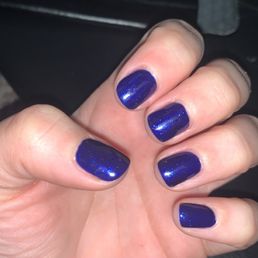 Hard gel manicure