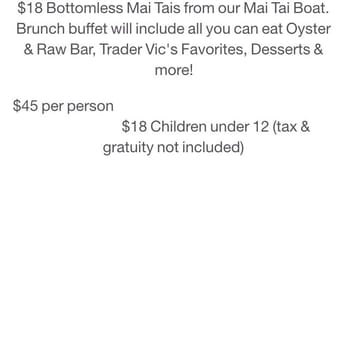Trader Vic's - Here is the description execution was lacking severely - Hawaiian Near Me - Emeryville, California Trader Vic's - Here is the description execution was lacking severely - Hawaiian Near Me - Emeryville, California