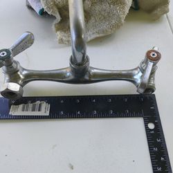 Abel Plumbing TX - Measurements for laundry sink faucet needed.