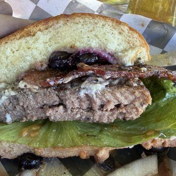 Grand Canyon Brewing Distillery - BEAST BURGER, MEDIUM RARE...PLEASE??? - Brewpubs Near Me - Kingman, Arizona