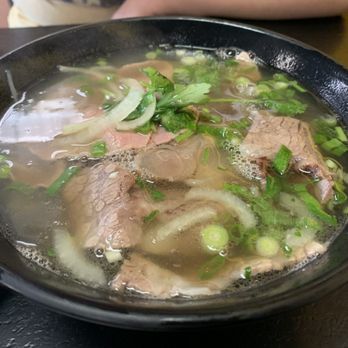 Pho 79 Restaurant - (#24) Pho Tai Nam Gan - Beef Rice Noodle Soup with Rare Beef, Well Cooked Beef, and Tendons - Vietnamese Near Me - Westminster, California