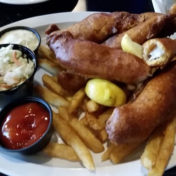 Bleu Monkey Grill - Beer battered fish (dinner menu) - Bars Near Me - Hot Springs, Arkansas