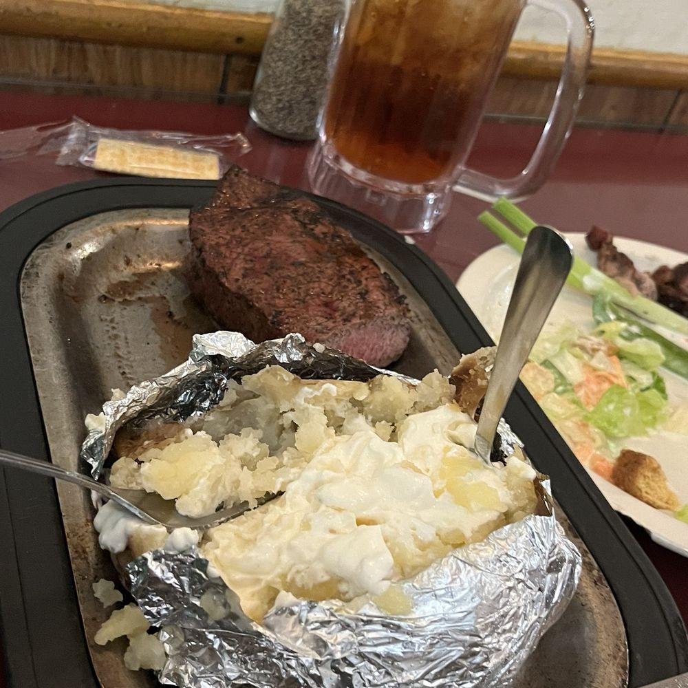 Steak and tater. Steak and tater.