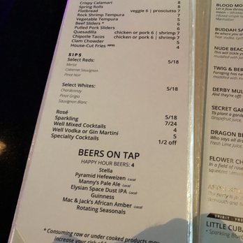 Suite Restaurant / Lounge - Happy hour menu (May 2019) - Bars Near Me - Bellevue, Washington
