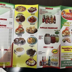 Taqueria Oaxaca - Menu as of September 2022