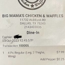 Receipt